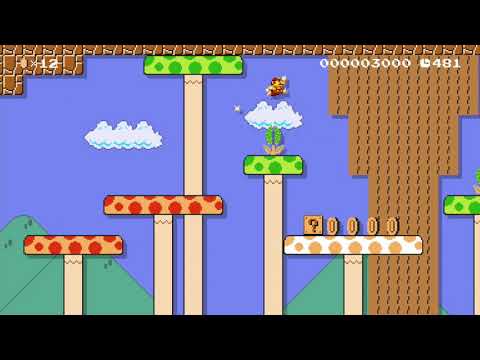 Mushroom Wildlife Reserve by Metal Alex 🍄 Super Mario Maker ✹Wii U✹ #bdm