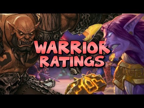 RASTAKHAN'S ⭐ RATINGS - WARRIOR | Hearthstone