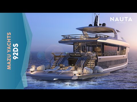 Mazu Yachts - 92DS - walkthrough boat tour esteri e cabine