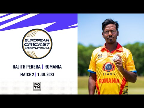 POTM: R.Perera - ROM vs SVN | Highlights | ECI Sweden | 1 July 2023 | ECI23.077