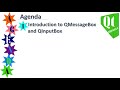 COS2614 Introduction To QMessageBox And QInputDialog