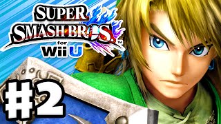 Super Smash Bros. Wii U - Gameplay Walkthrough Part 2 - Link! (Nintendo Wii U Gameplay)