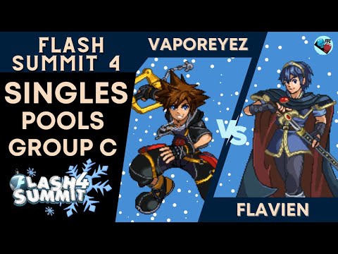 SC VaporeyeZ (Sora) vs Flavien (Marth) - SSF2 Pool C - Flash Summit 4