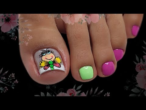HERMOSO diseño DE UÑAS con figura De LIBÉLULA 😍 #miarteentusuñas