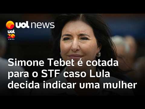 Simone Tebet é cotada para ser ministra do STF caso Lula decida indicar uma mulher para a Corte
