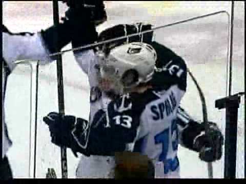 Nick Spaling scores the game tying goal with under a minute to go in regulation