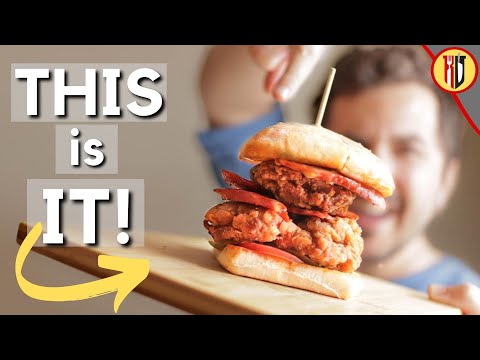 Crispy Chicken and Chorizo burger