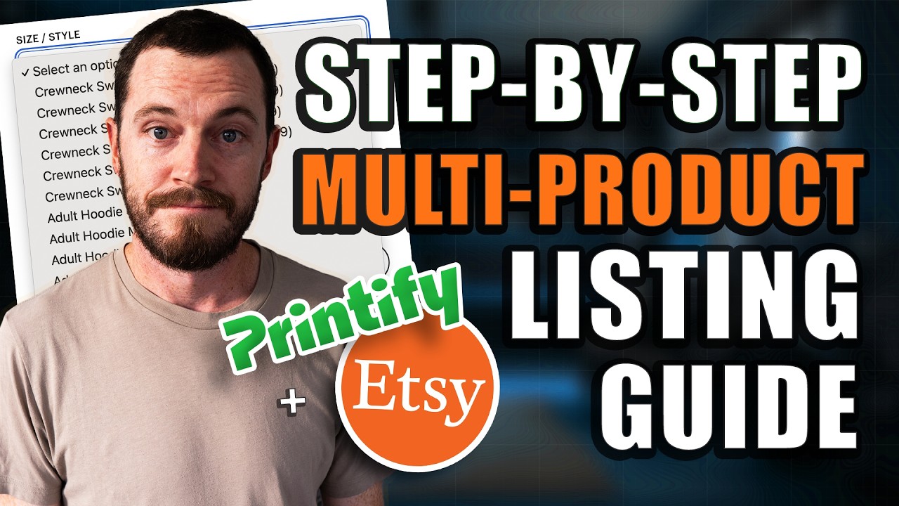 How to Sell Multiple Printify Products in One Etsy Listing — The EASIEST Way