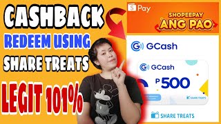 HOW TO REDEEM ANG PAO CASHBACK USING SHARE TREATS | Lovelyn Enrique