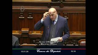 COMUNICAZIONE DEL MINISTRO CROSETTO SULL'UCRAINA