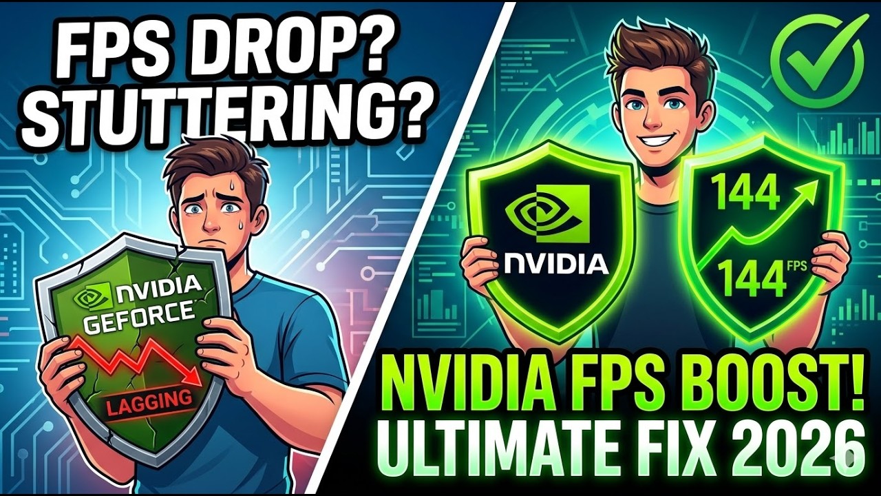 How to Fix NVIDIA Stuttering & Low FPS using Nvidia App