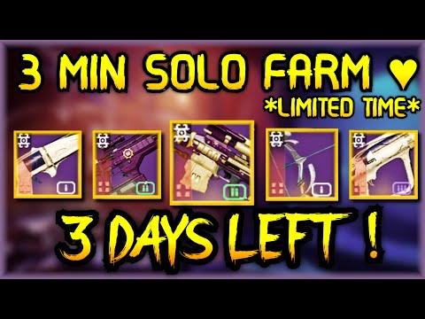 3 Min Solo Farm 'Last Wish' Loot & Red borders - Guide for all Classes (3 Days Left) Destiny 2