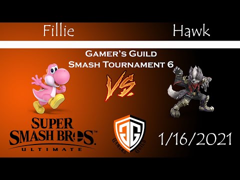 Gamer's Guild Smash Monthly 6 - Fillie (Yoshi) vs Hawk (Wolf)
