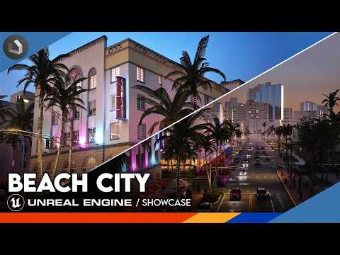 Beach City | Unreal Engine 5 | FAB Asset Pack