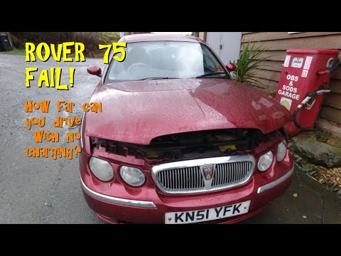 Rover 75 FAIL - alternator woes! Contains mild peril!