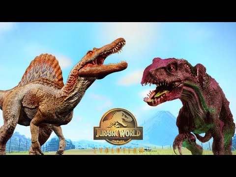 SPINOSAURUS  vs.  INDORAPTOR  --  EPIC BATTLE ROYALE - BREAKOUT - DINOSAUR FIGHT [4K 60FPS]