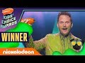 Chris Pratt Gets Slimed & Wins "Favorite Butt-Kicker" For Jurassic World | 2019 Kids' Choice Awards