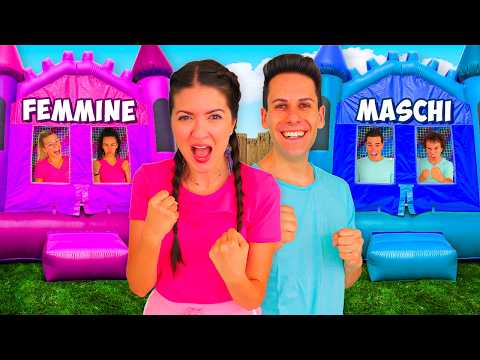 MASCHI vs FEMMINE al PARCO DI GONFIABILI per 24 ORE!