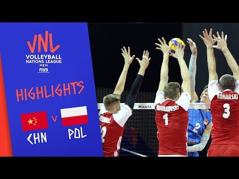 CHINA vs. POLAND - Highlights Men | Week 2 | Volleyball Nations League 2019