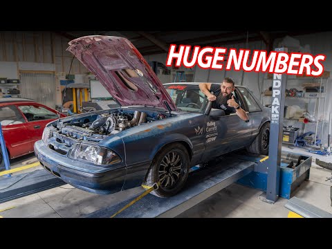 FINALLY PUT MY TURBO LS FOXBODY ON THE DYNO!