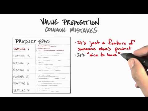 Common Mistakes With Value Proposition - How to Build a Startup