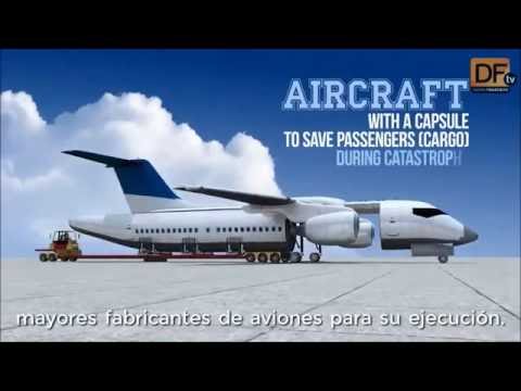 Inventan avión con cabina desmontable en caso de accidentes