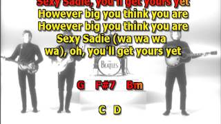 Sexy Sadie Beatles Mizo Lead vocals lyrics chords