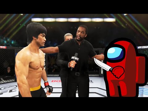 UFC 4 I Bruce Lee vs. Among Us Fighter (EA Sports UFC 4)