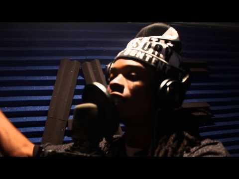 Yung Tyrant In The Booth Recording His Verse to #JustBars