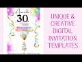 30th Birthday Party Invitation Girl S 30th Invite 30th Party Invite 30th Birthday Invitation Girl
