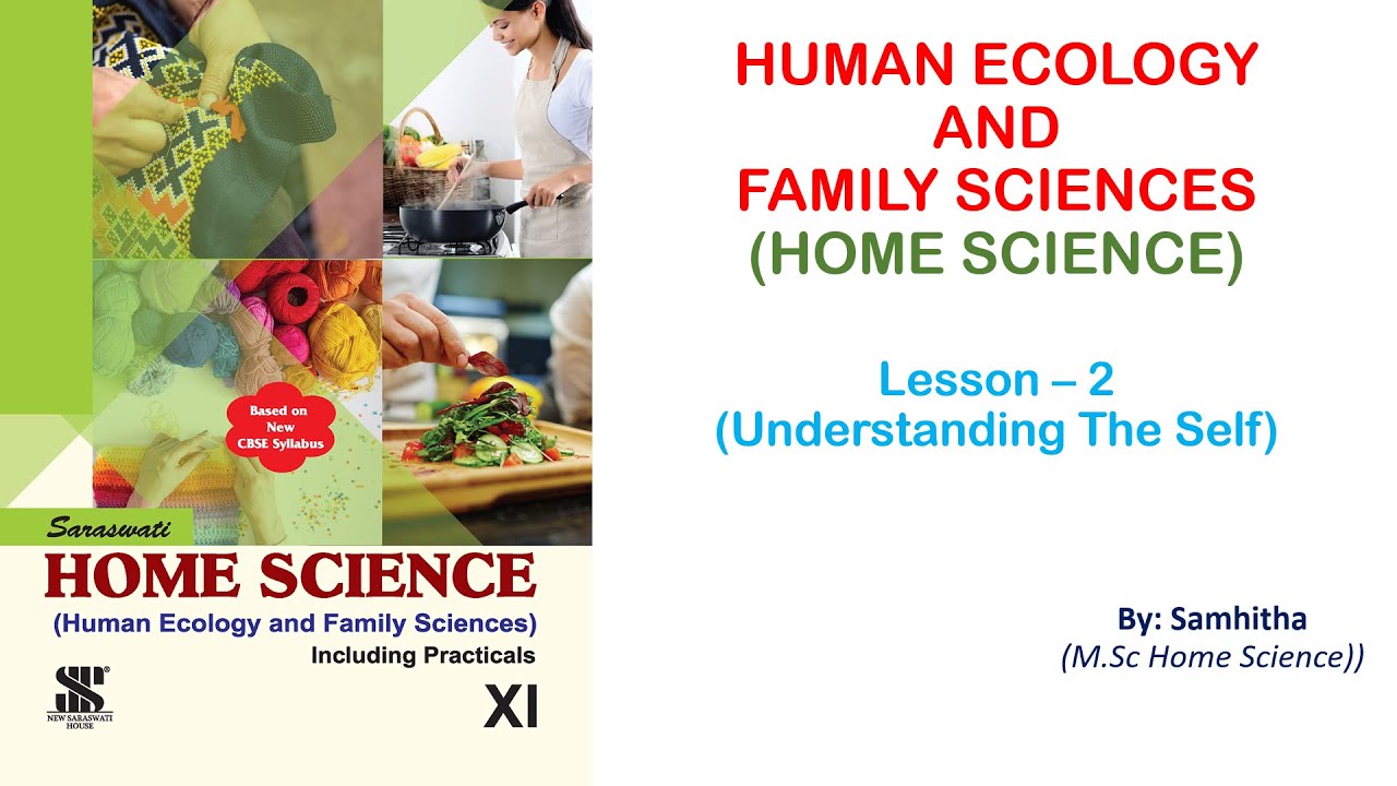 Lesson 2.1 Understanding the Self. Class 11 : Human Ecology and Family Sciences