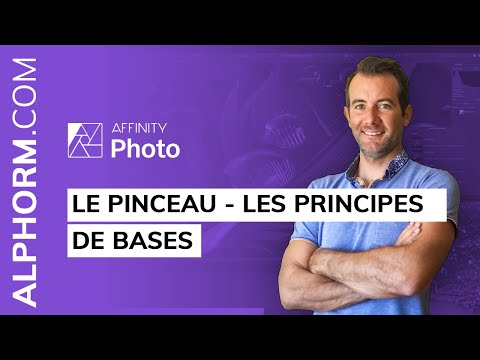 Le pinceau Les principes de bases sous Affinity Photo vidéo Tuto