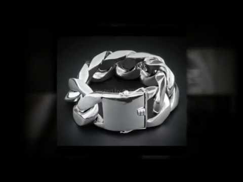 Curb Link Mens Bracelets, 925 Sterling Silver - Big, Thick, Chunky & Heavy Designs