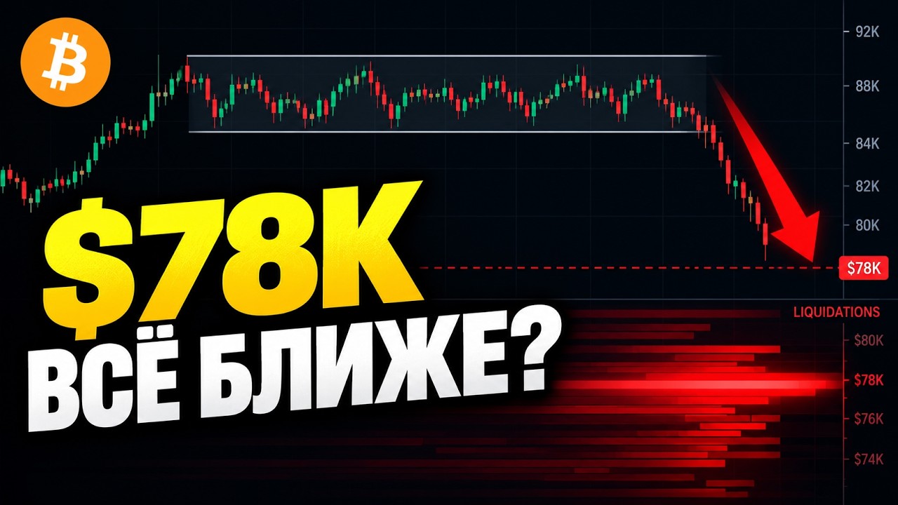 Биткоин СЛАБЕЕТ! Почему Коррекция Ведёт к $78K