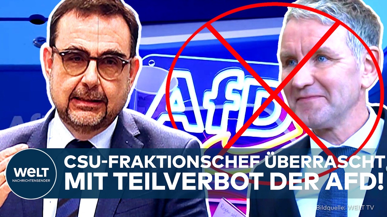 POLITIK-BEBEN: Überraschende Wende! Union debattiert über Teilverbot der AfD und Folgen für Höcke!