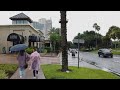 International Drive Rain Walk With City Traffic Sounds For Sleep Study Relax Orlando Florida USA