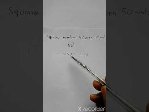 🔷 trick 6.#square number between 50 and 59