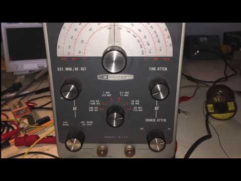 Heathkit Repair - RF Signal Generator IG-102   PART 2 of 5