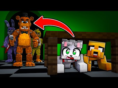 ESCONDITE de FNAF en MINECRAFT 🐻🔪 FIVE NIGHTS AT FREDDY'S
