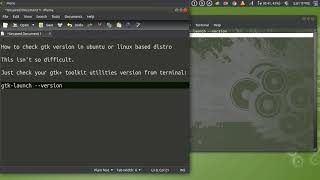 How to check gtk version in ubuntu linux