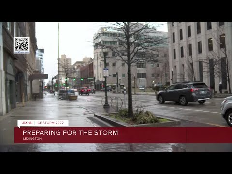 Lexington prepares for the storm