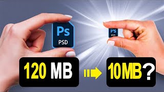 How to Reduce Image MB Size in Photoshop 2024 | Photoshop Tutorial For Beginner