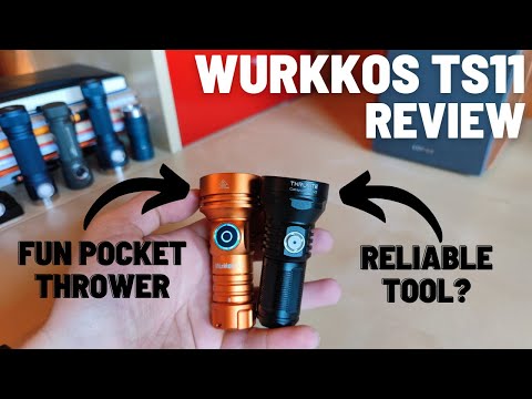 Wurkkos TS11 Review - RGB AUX and SFT40 | Pocket Thrower with TIR optics and Anduril