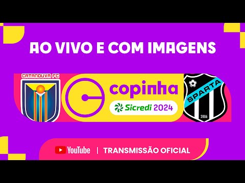 JOGO COMPLETO: CATANDUVA FC X SPARTA (TO) | PRIMEIRA FASE | COPINHA SICREDI 2024