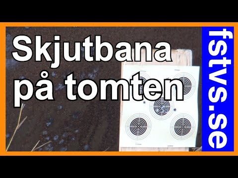 Så bygger du en skjutbana som inte kräver tillstånd.