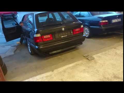 E34 M5 Touring supersprint exhaust system soundcheck :O