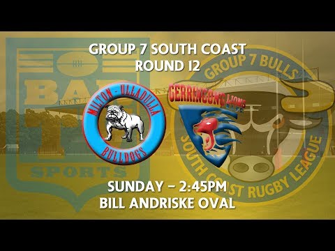 2018 Group 7 RL 1st Grade Round 12 - Milton-Ulladulla Bulldogs v Gerringong Lions