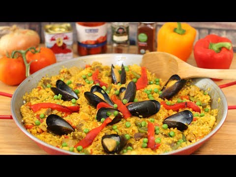 Como Hacer Paella Mixta - Mariscos Y Carnes