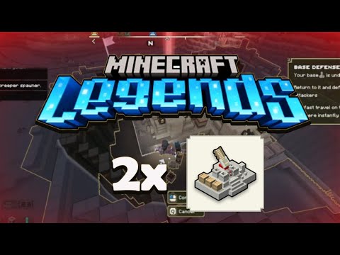 [Minecraft Legends PvP] Double Redstone Launcher Rush in 20 Minutes (Full Game  Commentary)