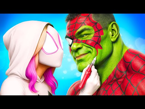 Spider Gwen Became a Tattoo Master / Tattoo Studio For Superheroes